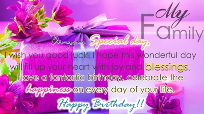 Happy Birthday Wishes Messages android App screenshot 1